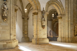 Interior of St Peter's Cathedral in Osnabrück, Lower Saxony, Germany