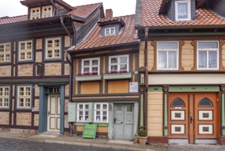 Museum The smallest house in Wernigerode, Saxony-Anhalt, Germany