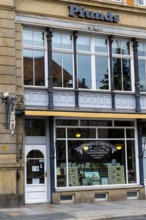 Shop window at the Pfunds dairy, Neustadt, Dresden, Saxony, Germany