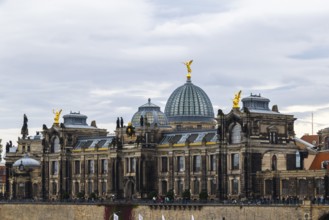 Academy of Fine Arts, Brühlsche Terrassen, Old Town, Dresden, Saxony, Germany