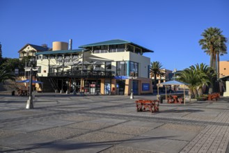 Restaurant Essenzeit at the Waterfront, Robert Harbour, Lüderitz, Karas Region, Namibia