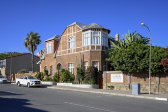 Colonial house facade, Lüderitz, Karas region, Namibia