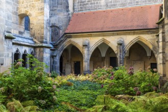 Cloister and All Saints' Chapel, Meissen Cathedral, St. Johannis and St. Donatus, Meissen, Saxony,