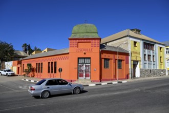 Facade of the former reading hall, Lüderitz, Karas region, Namibia
