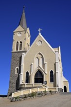 Rock church, Evangelical Lutheran church from 1912, Lüderitz, Karas region, Namibia