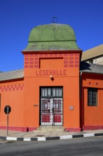 Facade of the former reading hall, Lüderitz, Karas region, Namibia