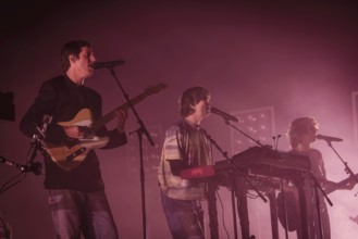 Jules Crommelin (Gitarrist), Patrick Hetherington (Keyboarder) und Noah Hill (Bassist) von Parcels