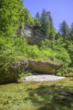 Wanderung entlang der Krummen Steyrling, Molln, Oberösterreich, Österreich