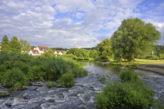 Fluss Naab, Kallmünz, Bayern, Deutschland