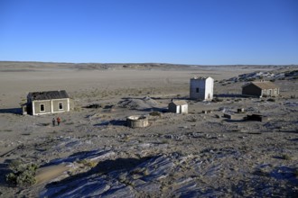 Alte Gebäude und Wasserbecken in Grillenthal, einst Versorgungsstation für Frischwasser,
