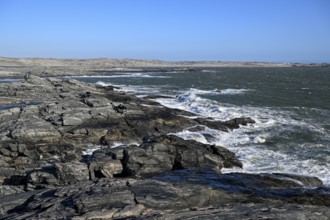Landschaft auf der Lüderitz-Halbinsel nahe dem Dias Point oder Diaz Point, Region Karas, Namibia