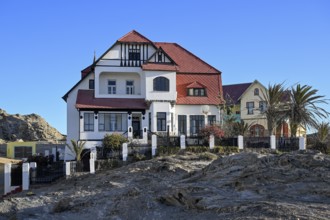 Fachwerkhaus in der Kirchstraße, Lüderitz, Region Karas, Namibia