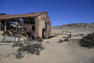 Ruine der ehemaligen Diamantenstadt Pomona, Diamentensperrgebiet, bei Lüderitz, Region Karas,