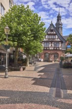 Historisches Rathaus, Altes Rathaus Café Hofheim am Taunus, Fachwerkhaus, allgemeine Architektur,