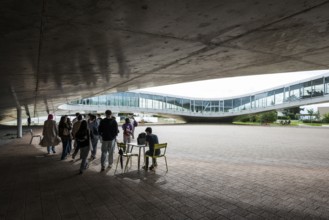 Rolex Learning Centre, SANAA architects, École polytechnique fédérale de Lausanne, EPFL, Lausanne,
