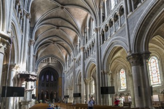 Interior view, Notre-Dame Cathedral, Lausanne, Switzerland