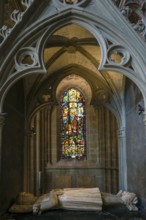 Interior view, Notre-Dame Cathedral, Lausanne, Switzerland