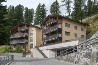 Apartment blocks, Arosa, Graubünden, Switzerland