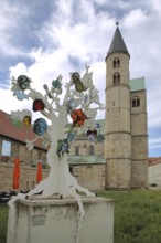 Sculpture Island of Dolls by Alicia Paz 2017, tree figure, female, faces, Modern Art, Abstract Art,