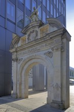 St Catherine's Portal built in 1668 with patron saint Catherine of Alexandria, Alexandria, historic