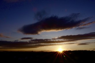 Evening atmosphere in the Lake Constance area, Baden-Württemberg, Summer, Germany