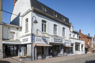 Souvenir shop, museum near Our Lady of Beauraing, Notre-Dame de Beauraing sanctuary, place of