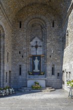 Our Lady of Beauraing, Notre-Dame de Beauraing sanctuary chapel of place of pilgrimage and Marian