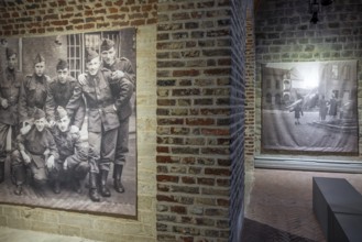 Vintage photos of WWII in Het Toreke museum, former 19th century prison at the Grote Markt in the