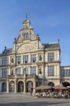 NTGent, Nederlands Toneel Gent, theatre company at the Sint-Baafsplein, St Bavo Square in the