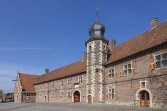 Raesfeld-Vorburg Castle, Münsterland, North Rhine-Westphalia, Germany