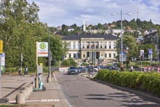 Bus stop Charlottenplatz position 5, StadtPalais - Museum für Stuttgart, Wilhelmspalais, architect