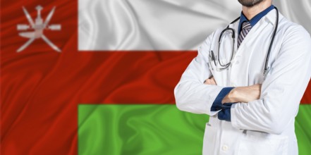 Oman national health system. Oman health and medical insurance concept