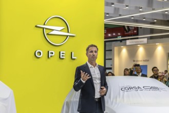 Opel CEO Florian Huettl. Opel presented the Opel Corsa GSE Vision Gran Turismo as a world premiere