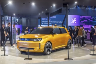 Volkswagen exhibition stand. Entry-level model ID.Eyery 1st IAA MOBILITY in Munich. The motor show