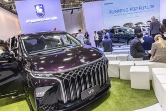 Forthing is a Chinese automobile brand of Dongfeng Motor (DFM) . Model Forhting V9. IAA MOBILITY in