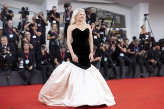 Venice, Italy - 2 September 2025: Angela Ismailos during the red carpet of - A house of Dynamite -