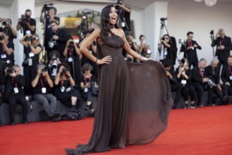 Venice, Italy - 2 September 2025: Elisabetta Gregoraci during the red carpet of - A house of