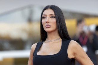 Venice, Italy - 2 September 2025: Sissi Guida during the red carpet of - A house of Dynamite -