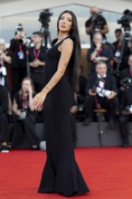 Venice, Italy - 2 September 2025: Sissi Guida during the red carpet of - A house of Dynamite -