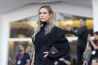 Venice, Italy - 2 September 2025: Rebecca Ferguson during the red carpet of - A house of Dynamite -