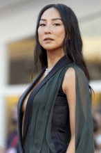 Venice, Italy - 2 September 2025: Greta Lee during the red carpet of - A house of Dynamite - during