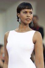 Venice, Italy - 2 September 2025: Sabrina Dhowre Elba during the red carpet of - A house of