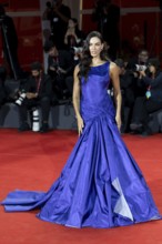 Venice, Italy - 3 September 2025: Daria Dereviankina during the Red Carpet of - Cartier Glory To