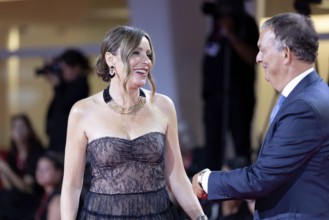 Venice, Italy - 3 September 2025: Lucia Borgonzoni during the red carpet of - Cartier Glory To The