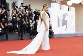 Venice, Italy - 1 September 2025: Emily Pallini during the red carpet of - The Smashing Machine -