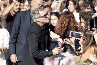 Venice, Italy - 3 September 2025: Joaquin Phoenix during the Red Carpet of - The Voice Of Hind