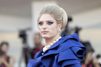 Venice, Italy - 1 September 2025: Stephanie Glitter during the red carpet of - The Smashing Machine