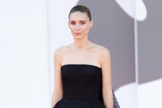 Venice, Italy - 3 September 2025: Rooney Mara during the Red Carpet of - The Voice Of Hind Rajab -