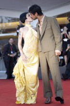 Venice, Italy - 1 September 2025: Halsey and Avan Jogia during the red carpet of - The Smashing