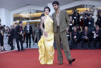 Venice, Italy - 1 September 2025: Halsey and Avan Jogia during the red carpet of - The Smashing